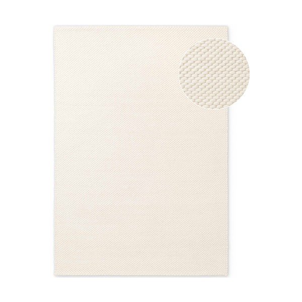 Krem ručno rađen vunen tepih 200x290 cm Lyon Beans – Elle Decoration