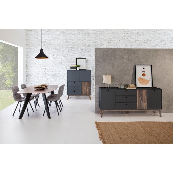 Antracit siva komoda Marckeric Kiara-image-1
