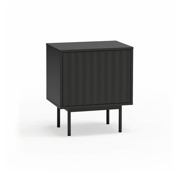 Crni noćni ormarić u mat dekoru Sierra – Teulat-image-2