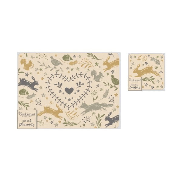 Podmetači i prostirke za čaše u setu 8 kom Woodland – Cooksmart ®-image-4