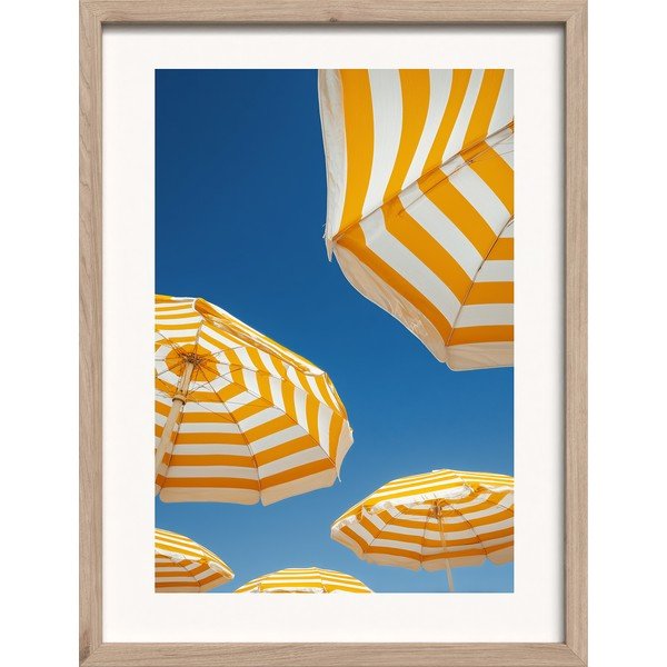 Tiskana slika s okvirom 30x40 cm Umbrellas  – Styler
