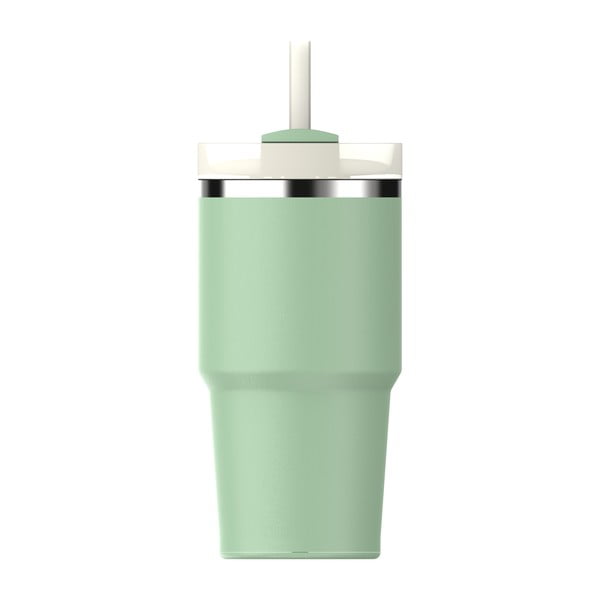 Kadulja zelena termosica od nehrđajućeg čelika sa slamkom 600 ml Quencher H2.0 FlowState Tumbler Pistachio – Stanley-image-2