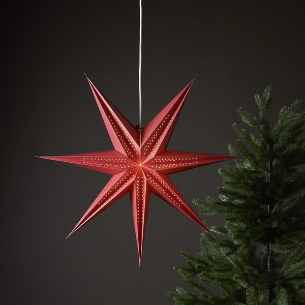 Crveni božićni svjetlosni ukras ø 60 cm Point - Star Trading