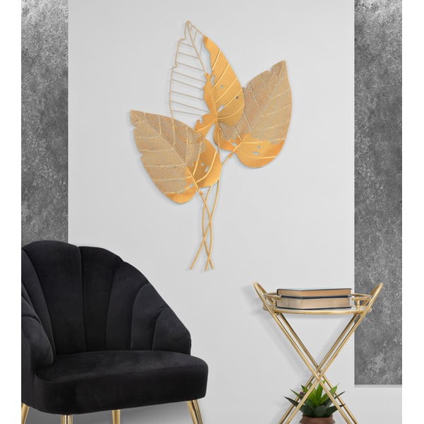 Metalni zidni ukras 53x84,5 cm Autumn Leaf - Mauro Ferretti-image-1