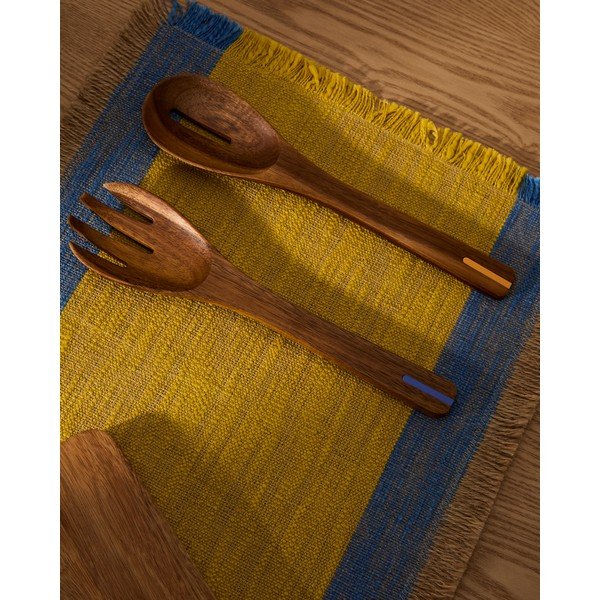 Drveni pribor za salatu Zairin – Kave Home-image-1