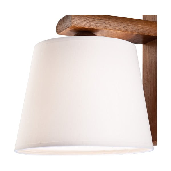 Tamno smeđa zidna lampa ø 20 cm Aida – LAMKUR-image-4