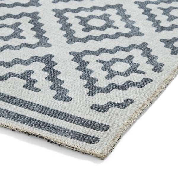 Sivi periv tepih 122x170 cm Coral Grey – Think Rugs-image-4