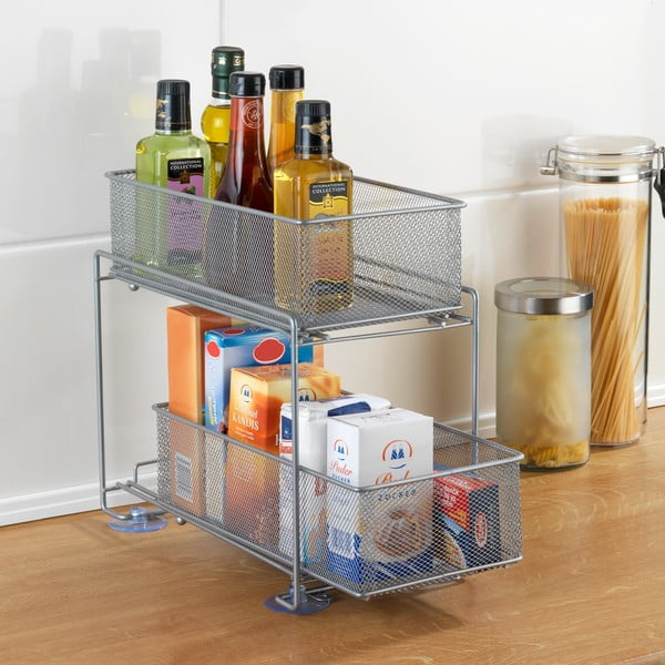 Metalni stalak s ladicama Wenko Metal Holder-image-1