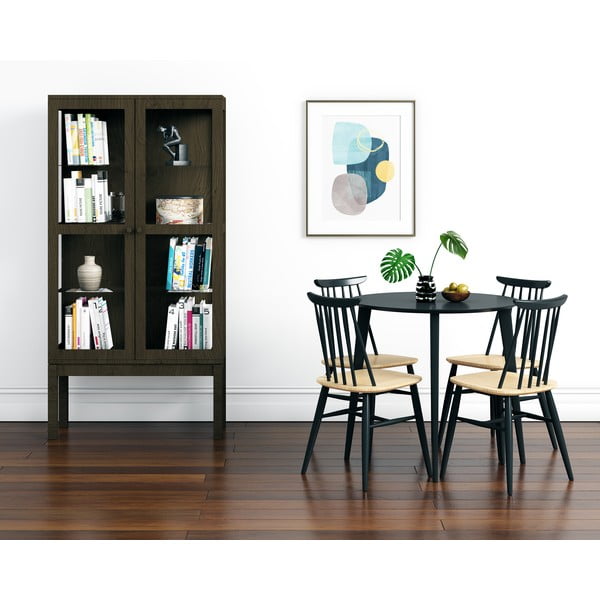 Vitrina u dekoru dimljenog hrasta Woodman AbbeyWood-image-1