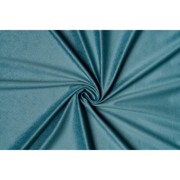 Tirkizna zavjesa od samta 140x260 cm Novara – Mendola Fabrics-image-1