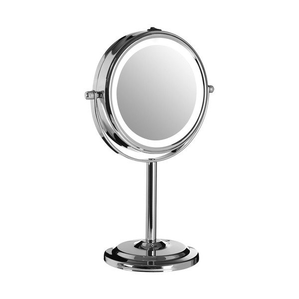 Kozmetičko ogledalo s osvjetljenjem/povećavajuće (s povećanjem 2x) ø 15 cm Cassini – Premier Housewares