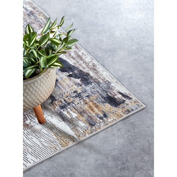 Svijetlo sivi tepih 160x230 cm Malard Anthracite Gold – Elle Decoration-image-2