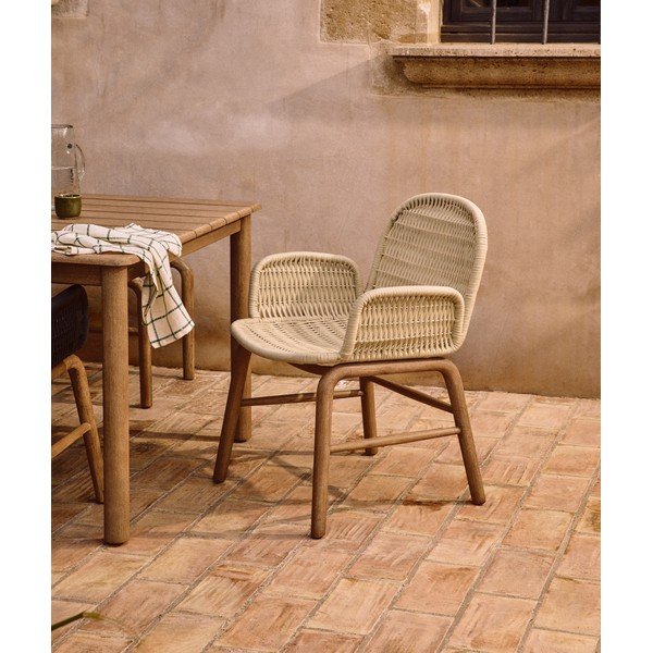 Bež vrtna stolica Alipa – Kave Home-image-1