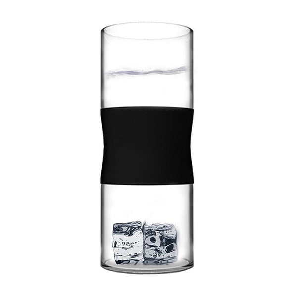 Tegla od borosilikatnog stakla, crna, 380 ml, 2 kom