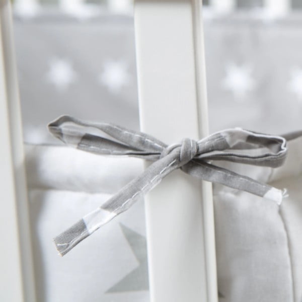 Bijeli putni krevetić 100x100 cm Little stars – Roba-image-1