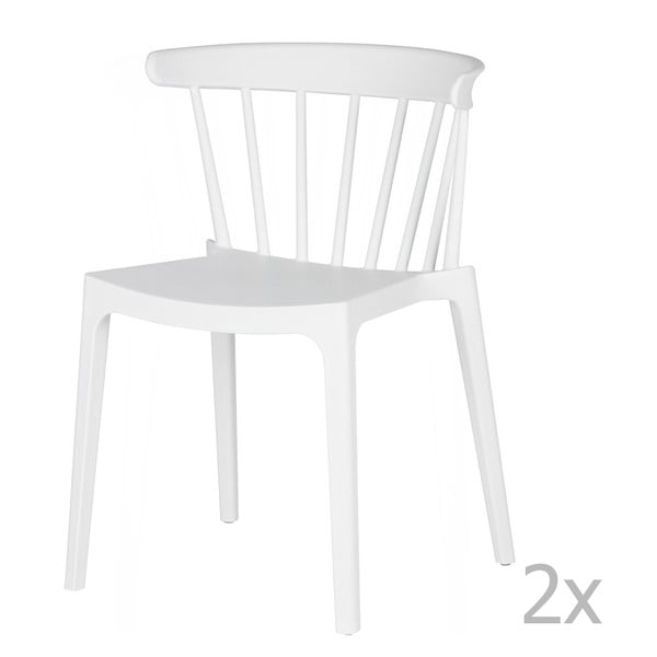 Set od 2 bijele WOOOD Bliss stolice