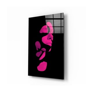 Staklena slika Insigne Fragmented Pink