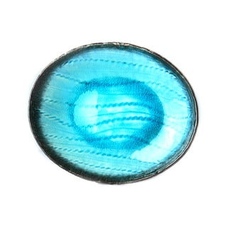 Plavi keramički ovalni tanjur MIJ Sky, 24 x 20 cm