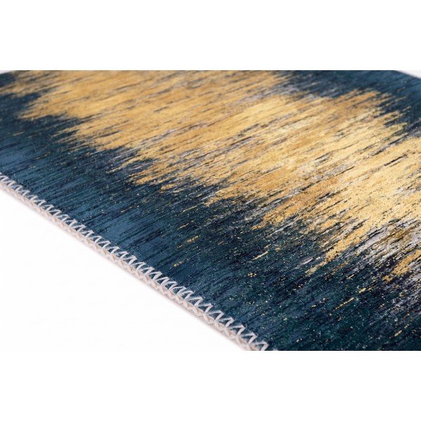 Žuti /tamno plavi periv tepih 50x80 cm Goldie – Vitaus-image-2