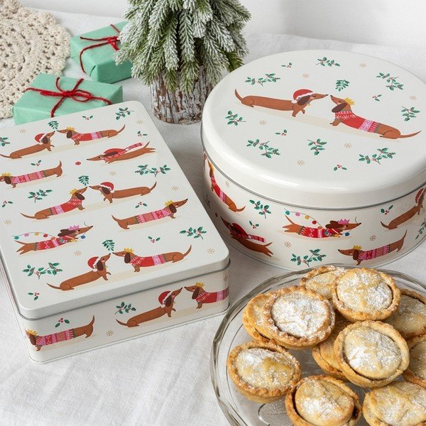 Kutija za ručak Festive Sausage Dog – Rex London-image-3