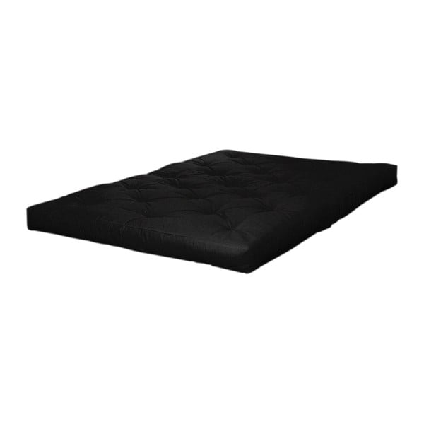 Crni futon madrac Karup Basic, 90 x 200 cm