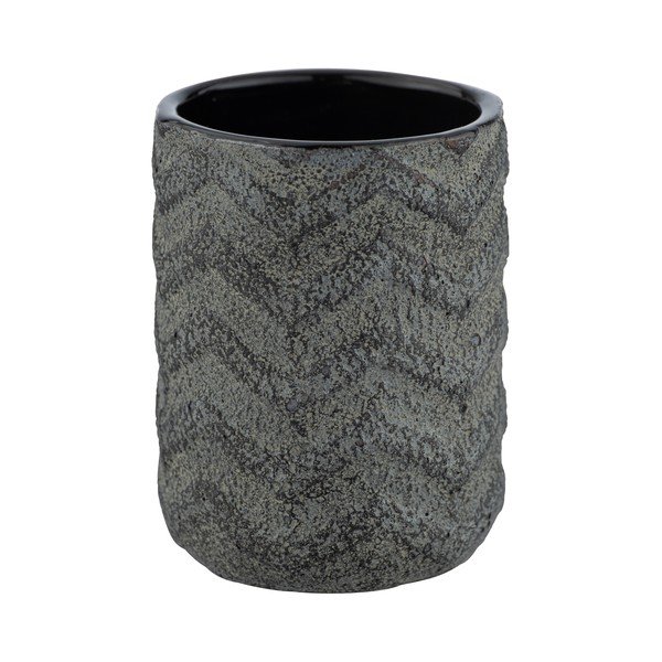 Tamnosiva ručno oslikana čaša za četkice za zube Wenko Mantua-image-3