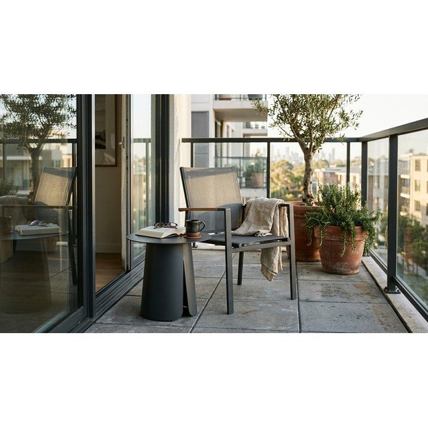 Okrugao vrtni stolić aluminijski ø 45 cm Bryan – Bizzotto-image-1