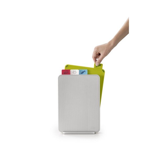 Set svijetlo sivog stalka sa 4 ploče Joseph Joseph Index, 20 x 30 cm-image-1