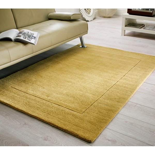 Žuti vuneni tepih 230x160 cm Tuscany Siena - Flair Rugs-image-1