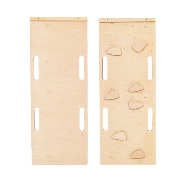 Ljuljačka od masivnog bora u prirodnoj boji 39x75x38 cm Montessori – Meowbaby-image-4