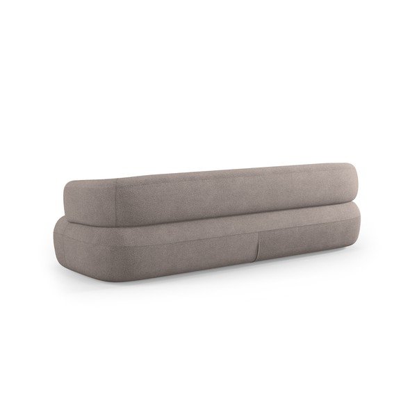 Svjetlo smeđa sofa od bouclé tkanine 226 cm Jenny – Micadoni -image-3