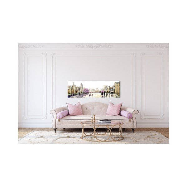 Slika Styler Canvas Akvarel Cambridge, 45 x 140 cm-image-1