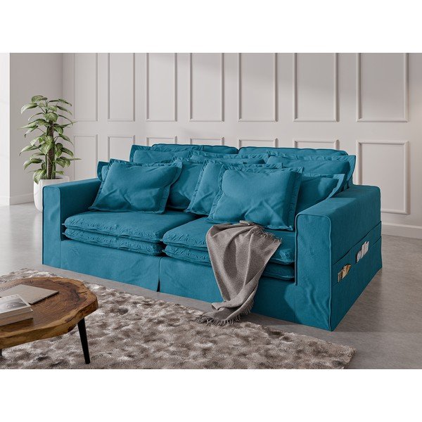 Svijetlo plava sofa 236 cm Nora – Ropez-image-3