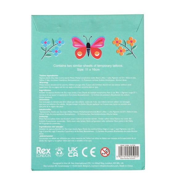 Dječje tetovaže Floral Flutter – Rex London-image-3