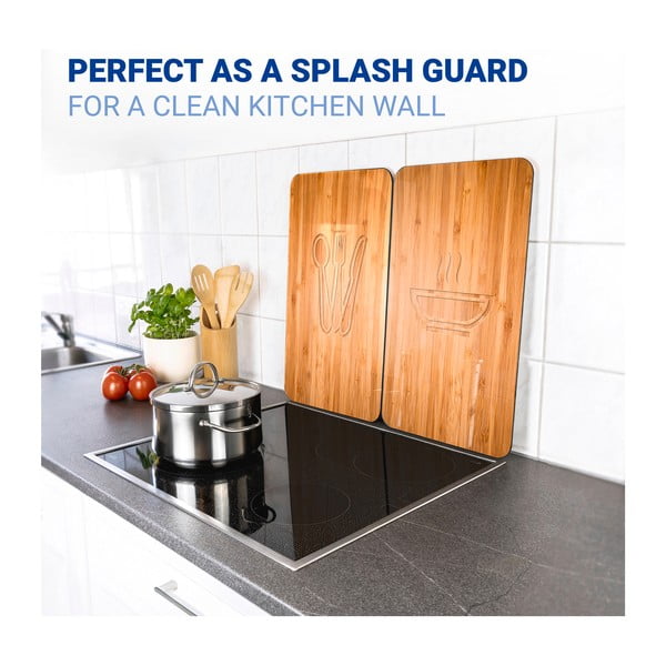 Set od 2 staklena poklopca za štednjak Wenkoo Lunch, 52 x 30 cm-image-4