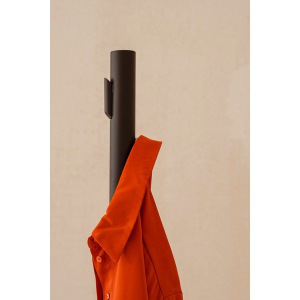 Crna metalna vješalica ø 25x183 cm Yuko – noo.ma-image-3