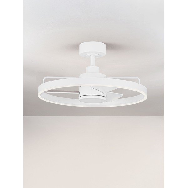 Bijela metalna LED stropna svjetiljka s mogućnosti zatamnjivanja Lunair – Nova Luce-image-3