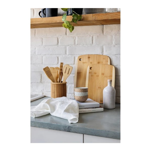 Komplet mlina, daske i posuda za hranu 4 kom – Bonami Essentials-image-1