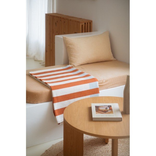 Narančasta deka 160x200 cm Onu – noo.ma-image-1