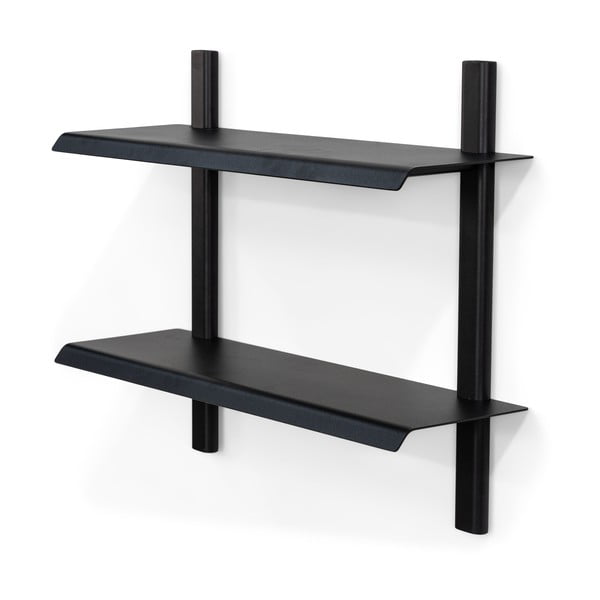 Crna metalna polica s više razina 60 cm Hola – Spinder Design-image-2