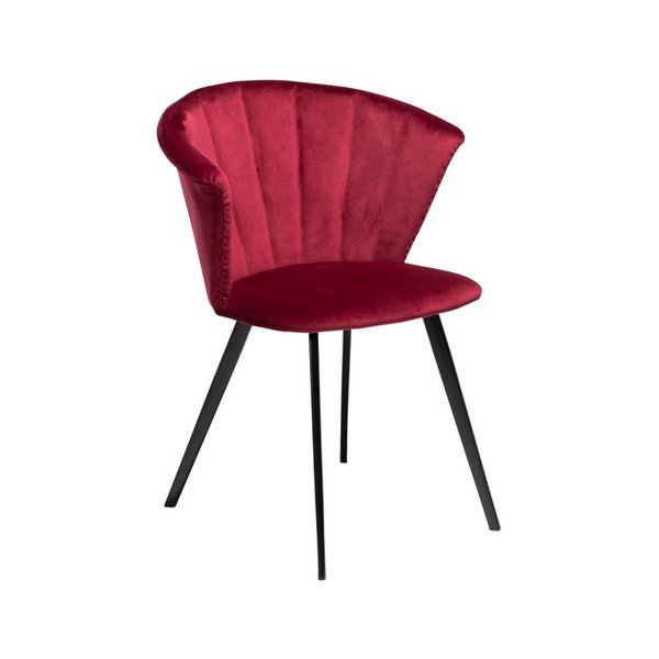 Crvena stolica DAN – FORM Denmark Merge Velvet