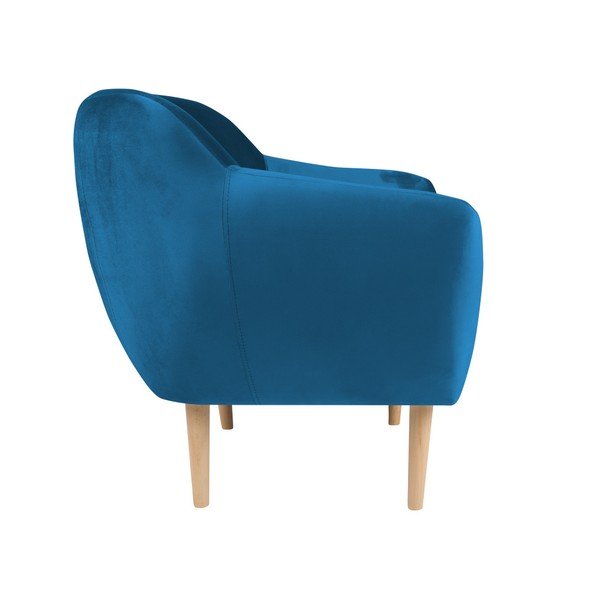 Plava fotelja Mazzini Sofas Benito-image-1