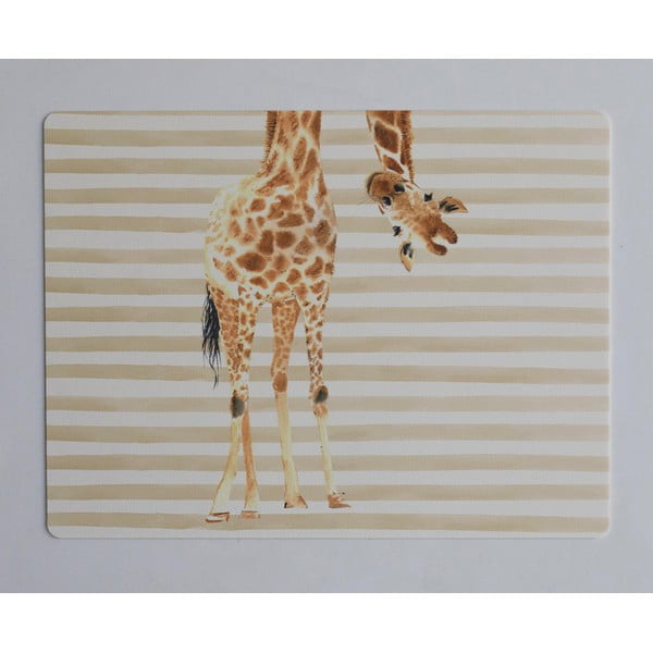 Podloga za stol Little Nice Things Giraffe, 55 x 35 cm
