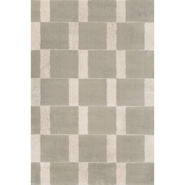 Sivo-bež vunen tepih 133x190 cm Agnus Pavement – Agnella