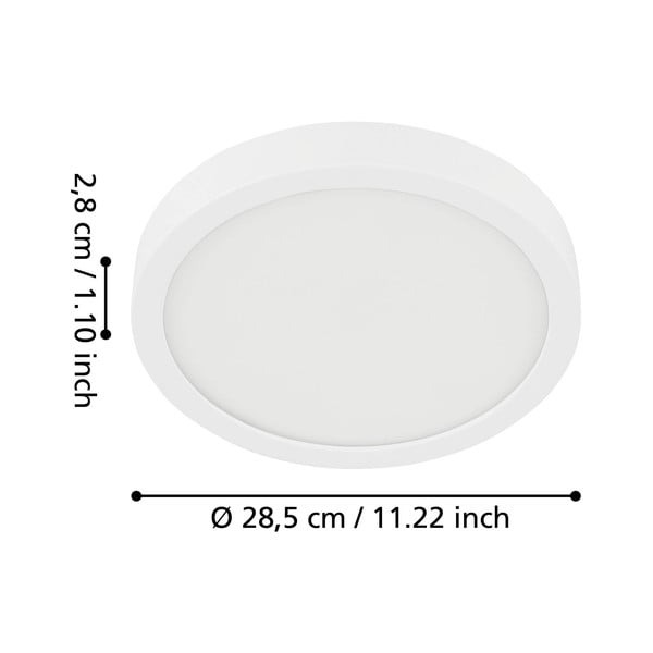 Bijela LED stropna svjetiljka FUEVA 5 – EGLO-image-3