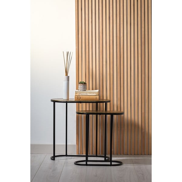 Metalni pomoćni stolići u setu 2 kom 26x53 cm Bocov – Light & Living-image-1