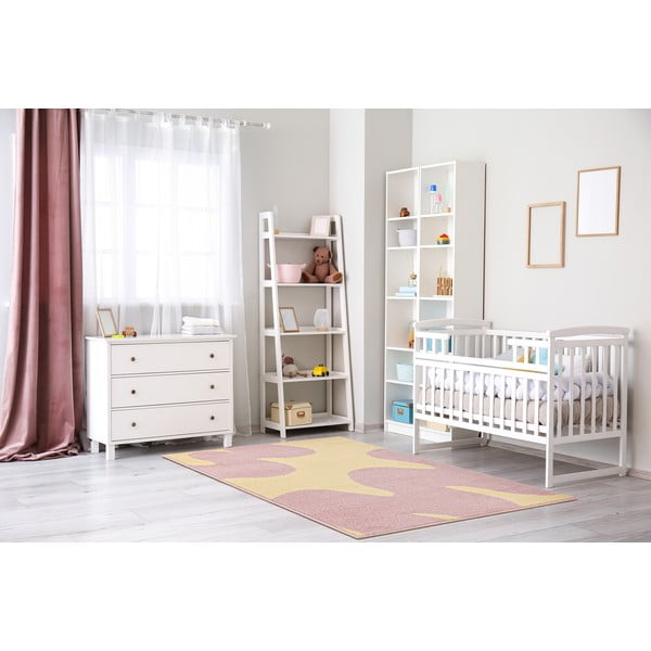 Žuti /ružičasti dječji tepih 120x170 cm Hugsy Vanilla – FD-image-1