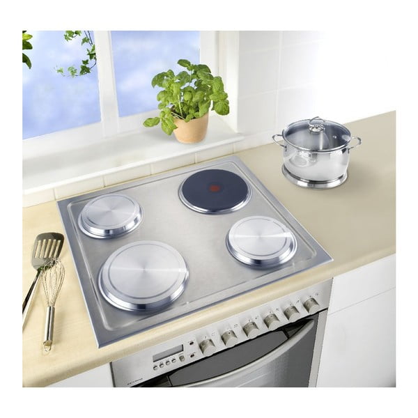 Zaštitne podloge za štednjak u setu od nehrđajućeg čelika 4 kom 20x20 cm – Wenko-image-3