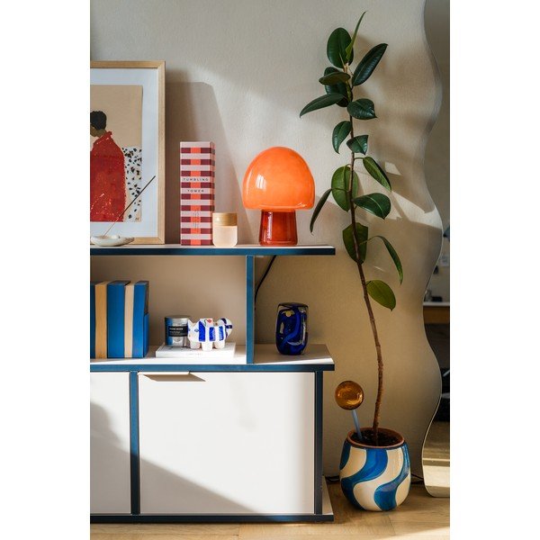 Crvena stolna lampa (visina 27 cm) Gozar  – Leitmotiv-image-1