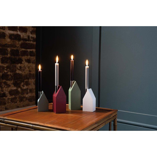 Drveni/metalni svijećnjaci u setu od 4 kom - Remember-image-1